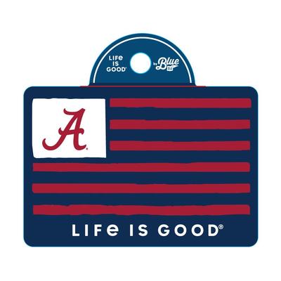 Alabama Life is Good Flag Decal
