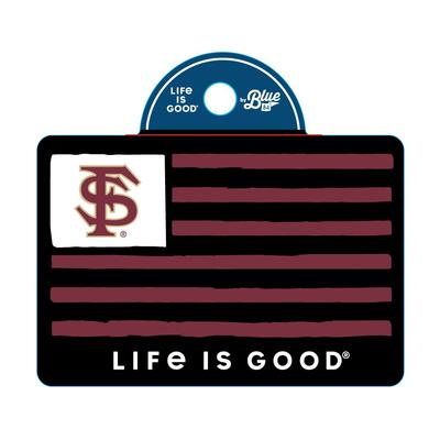 Florida State Life is Good Flag Decal
