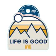  Wvu Life Is Good Mountain Decal