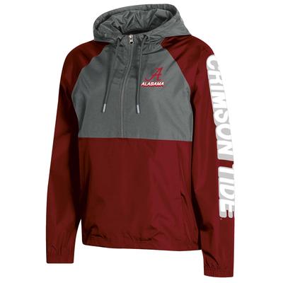 Alabama Champion Women's Color Block Packable Pullover