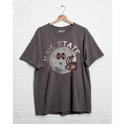  Mississippi State Livy Lu Women's Helmet Circle Thrifted Tee
