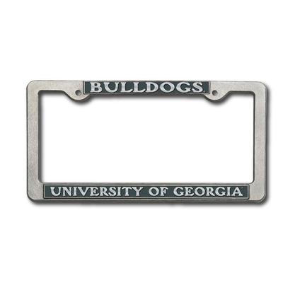 Georgia Bulldogs Pewter License Plate Frame
