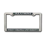  West Virginia Alumni Pewter License Plate Frame