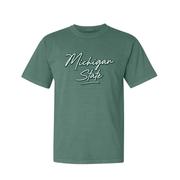  Michigan State Summit Outline Script Comfort Colors Tee