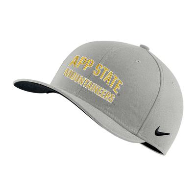 Appalachian State Nike YOUTH Swoosh Flex Hat PEWTER_GREY