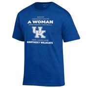  Kentucky Champion Women's Knows And Loves Football Tee