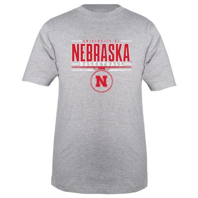 Nebraska Garb YOUTH Nebraska Over Basketball Goal Tee