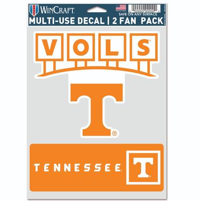 Tennessee Vols Fan Decal Pack