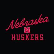 Nebraska Champion Women's Core Slant Script V-Neck