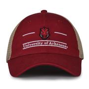 Arkansas The Game Hog Head Bar Mesh Hat