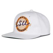 LSU Retro Circle Adjustable Flatbill Hat