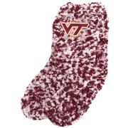 Virginia Tech YOUTH Marled Slipper Socks