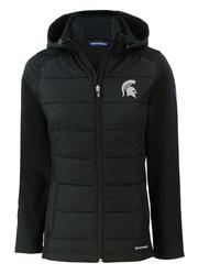 Michigan State Cutter & Buck Women's Evoke Hybrid Jacket