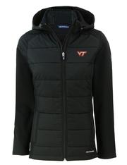 Virginia Tech Cutter & Buck Women's Evoke Hybrid Jacket
