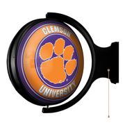 Clemson Rotating Lighted Wall Sign