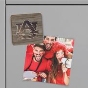 Auburn Logo Woodgrain Magnet